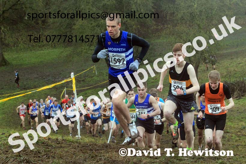 Senior mens 2022 North Eastern Harrier League, Thornley Farm, Peterlee, County Durham. Photo: David T. Hewitson/Sports for All Pics